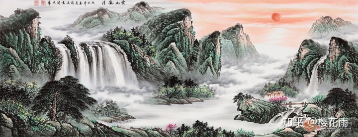 山水画文化墙_画墙画用什么颜料_适合画墙上的画