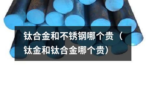 钛合金和不锈钢哪个贵（钛金和钛合金哪个贵）