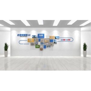 企业文化展示墙效果图 文化展厅形象墙设计方案